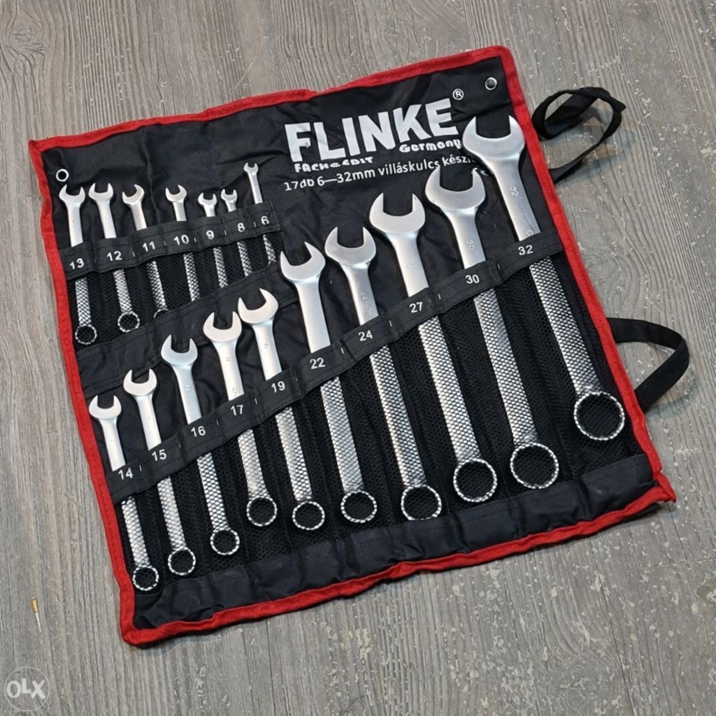 FLINKE Profesionalni Set Viličastih Ključeva 6–32 mm (17 komada)